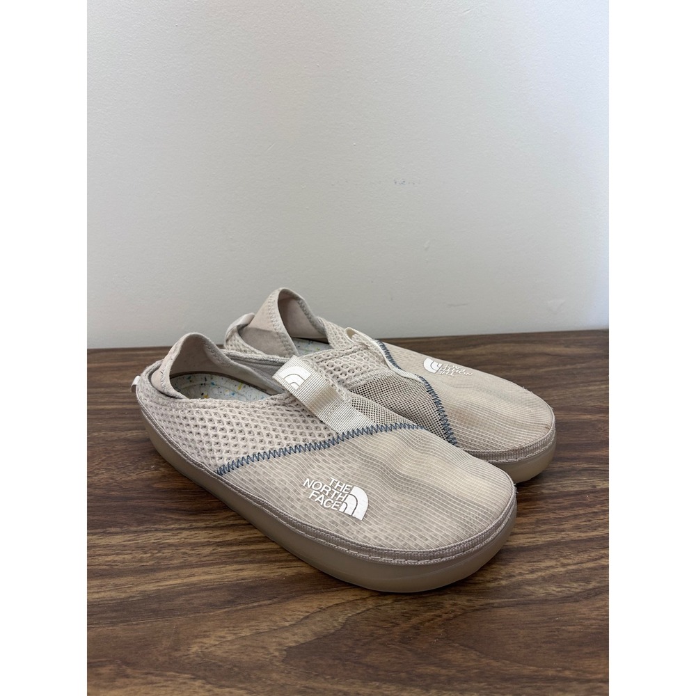 The North Face Base Camp Mule Gardenia White Gravel Mesh Slip On NF0A7W4D W 9